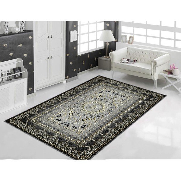 Tamsiai pilkas kilimas Vitaus Olivia, 80 x 120 cm-image-1