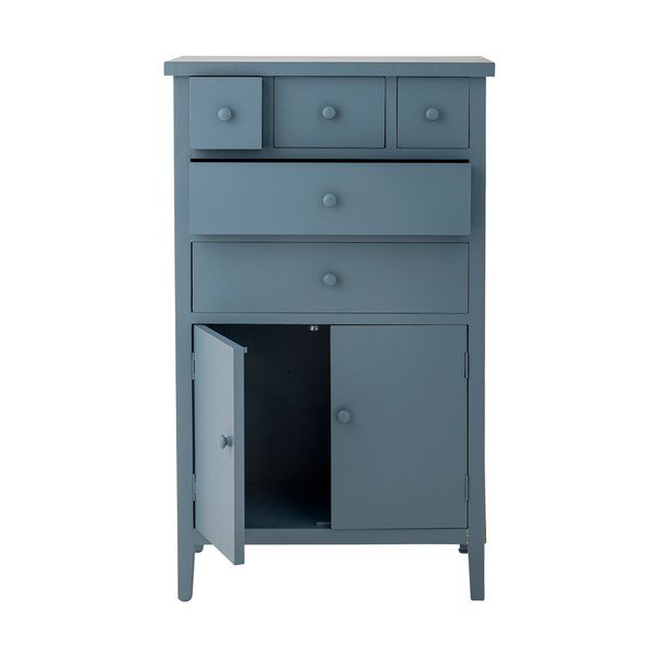 Aukšta šoninė spintelė mėlynos spalvos 39,5x96 cm Allison – Bloomingville-image-2