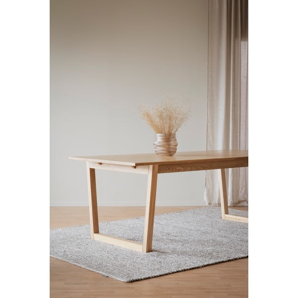 Natūralios ąžuolo spalvos valgomojo stalas Rowico Colonsay, 215 x 96 cm-image-2