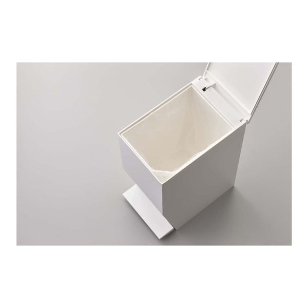 Iš plastiko šiukšliadėžė baltos spalvos su pedalu 3,9 l Tower – YAMAZAKI-image-3