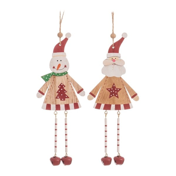 2 vnt. pakabinamų kalėdinių dekoracijų Madera - Casa Selección
