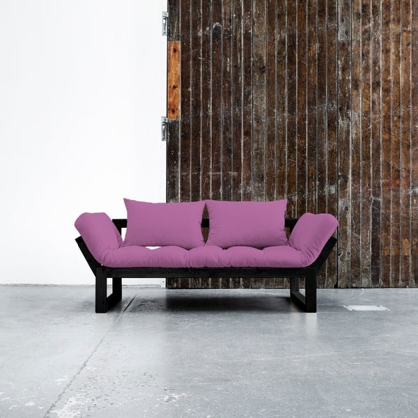 Kintama sofa Karup Edge Black/Taffy Pink