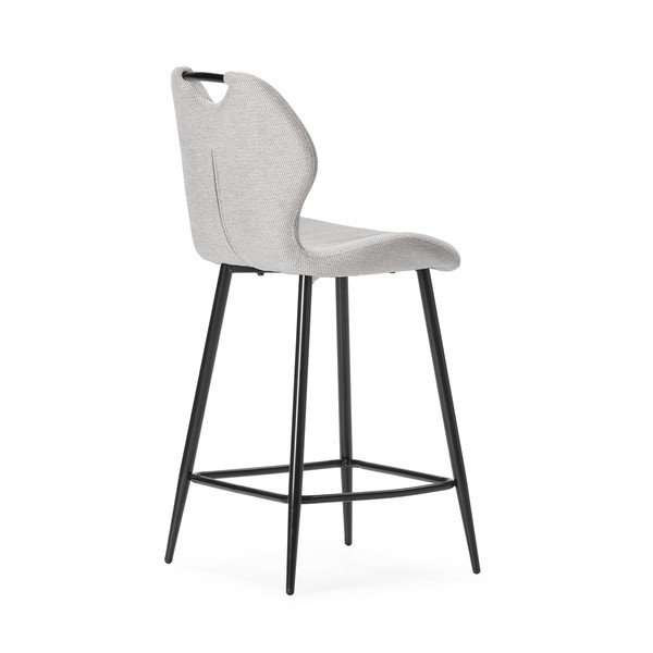 Smėlio spalvos iš audinio baro taburėtės 2 vnt. (sėdynės aukštis 65 cm) Muli – Marckeric-image-4