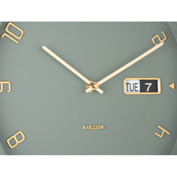 Sieninis laikrodis ø 30 cm  Data Flip – Karlsson-image-4