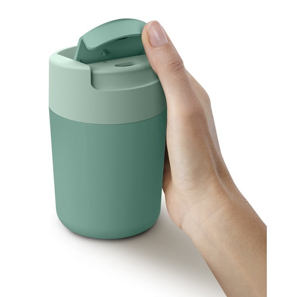Kelioninis puodelis (ne termo) mėtų spalvos 340 ml Sipp – Joseph Joseph-image-4
