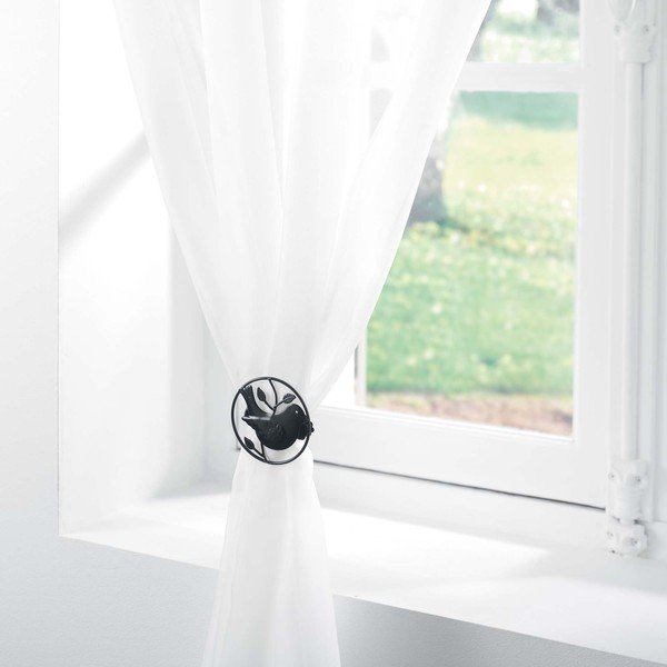 Iš metalo užuolaidų segtukų rinkinys 2 vnt. Passero – douceur d'intérieur-image-2