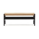 Suolas juodos spalvos/natūralios spalvos Zaide – Kave Home