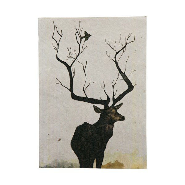 Plakatas su elnio motyvu BePureHome Oh Deer, 47 x 32 cm