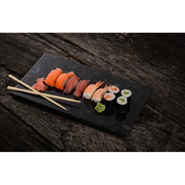 Juodo spalvos granito padėklas RGE Black Crystal, 20 x 35 cm-image-4