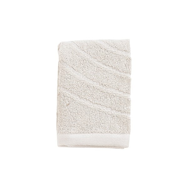 Šviesiai pilkos spalvos iš frote audinio iš medvilnės rankšluostis 30x30 cm Time – Zone