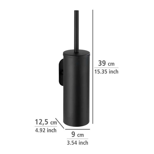 Nerūdijančio plieno tualeto šepetys Wenko Turbo-Loc® Orea -image-3