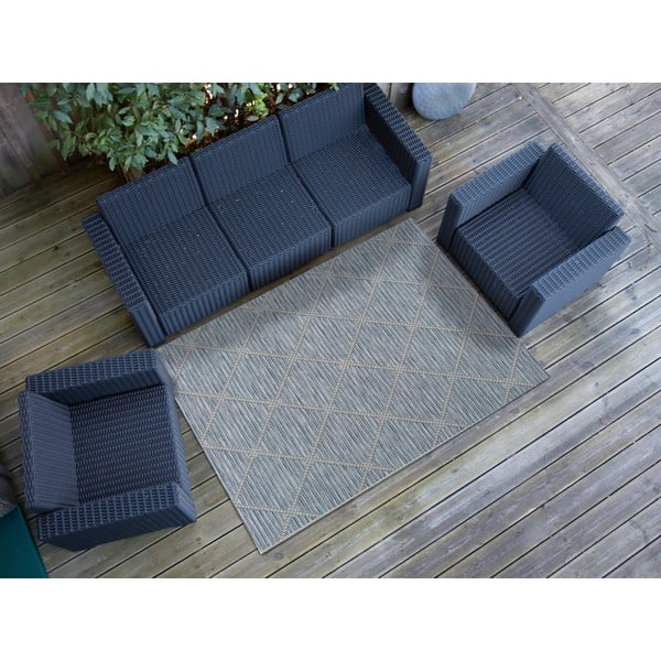 Mėlynas lauko kilimas Universal Cork, 55 x 110 cm-image-1