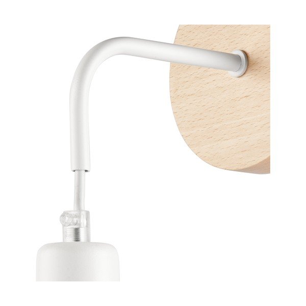 Sieninė lempa baltos spalvos/natūralios spalvos Orazio – LAMKUR-image-3