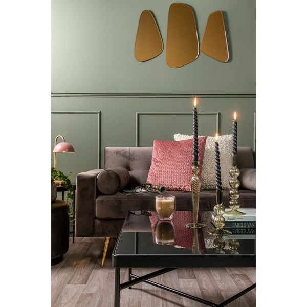 Žalia stiklo žvakidė PT LIVING Bubbles-image-1