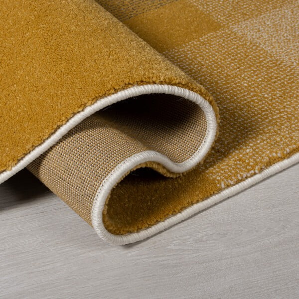 Pilkos ir geltonos spalvos kilimas Flair Rugs Plaza, 160 x 230 cm-image-2