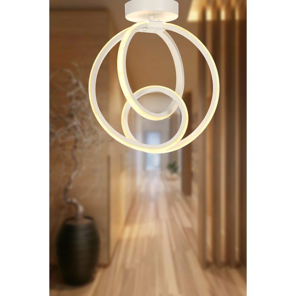 Baltos spalvos iš metalo lubinis šviestuvas LED Neo – Squid Lighting-image-1