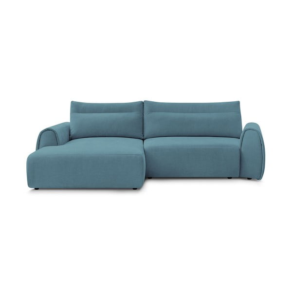 Kampinė sofa mėlynos spalvos Aden – Bobochic Paris