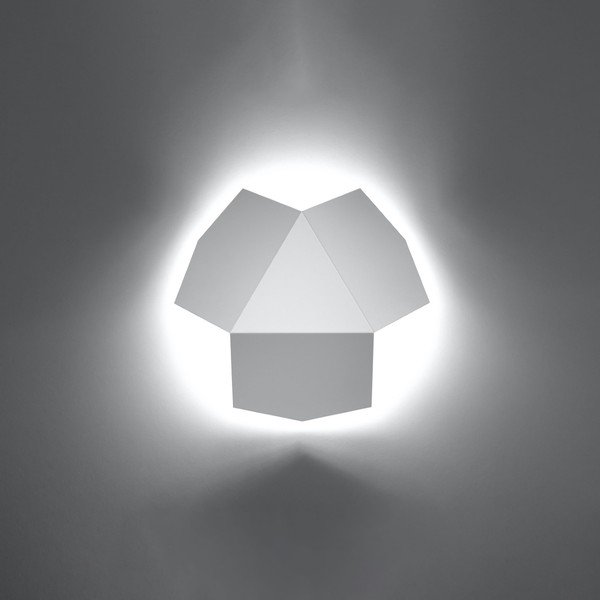 Sieninė lempa baltos spalvos Hiru – Sollux-image-2
