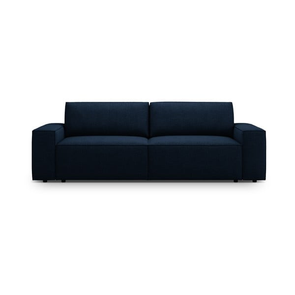 Iš boucle sulankstoma sofa tamsiai mėlynos spalvos 247 cm Jodie – Micadoni Home