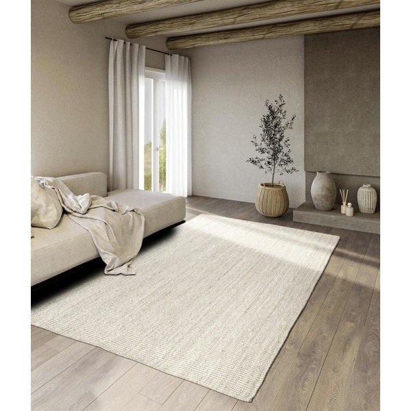 Apverčiamas/rankų darbo baltos spalvos iš džiuto kilimas 120x170 cm Rosalie – Villeroy&Boch-image-1