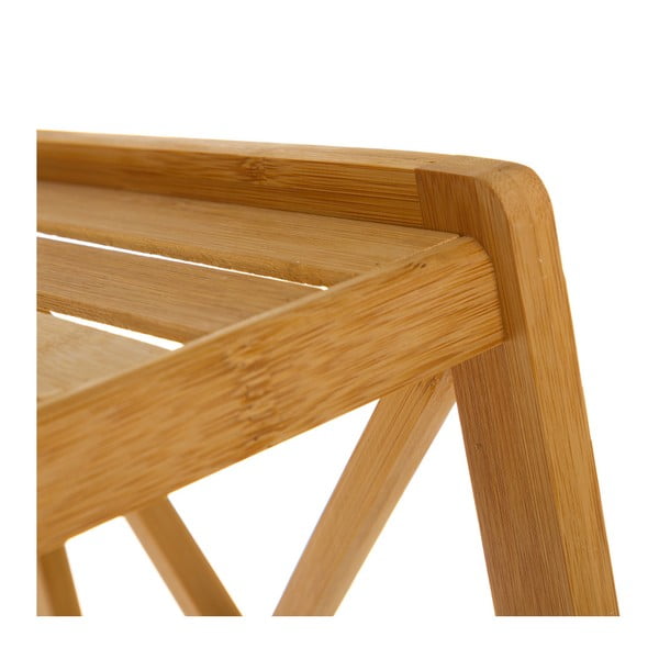 Iš bambuko vonios lentyna natūralios spalvos 33x119 cm – Casa Selección-image-2