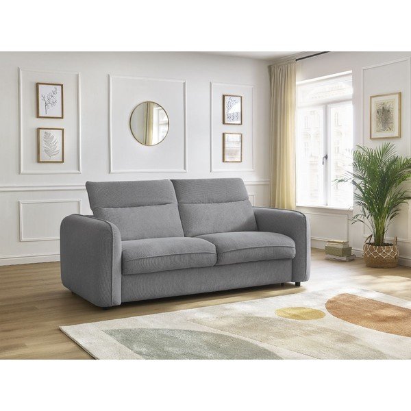 Pilkos spalvos sofa 236 cm Achille – Bobochic Paris-image-1