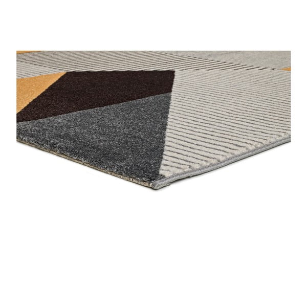 Oranžinis ir pilkas kilimas Universalus Gladys Duro, 140 x 200 cm-image-2