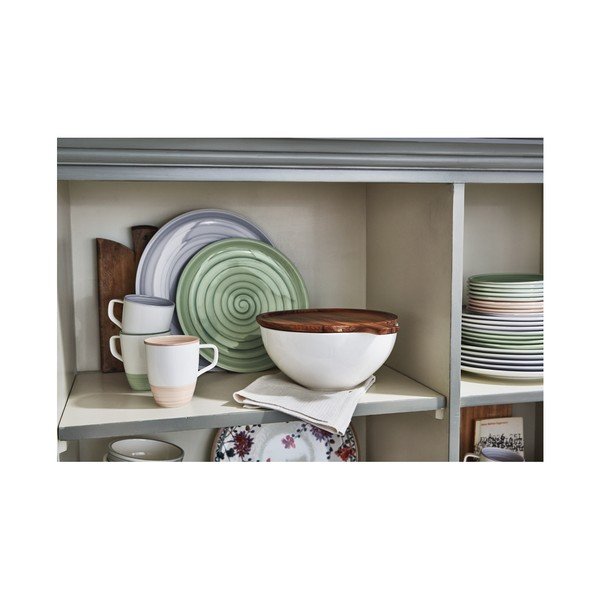 Baltos ir žalios spalvos porcelianinis puodelis "Villeroy & Boch Artesano Nature", 0,38 l-image-1