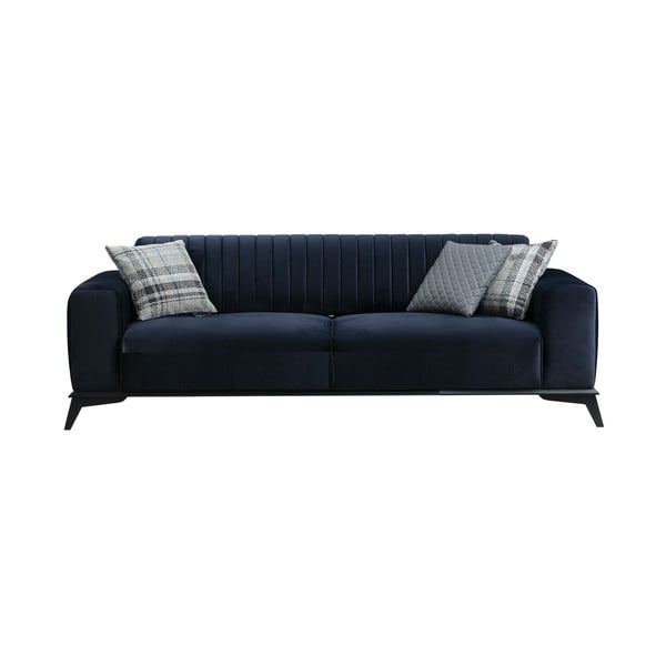 Sofa tamsiai mėlynos spalvos 220 cm Lisa – Balcab Home