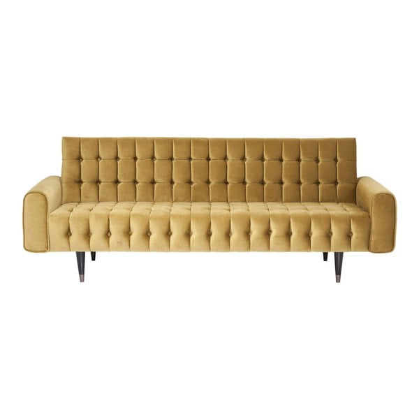 "Kare Design" Medaus rudos spalvos trijų vietų sofa