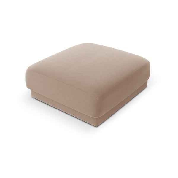 Pufas smėlio spalvos iš velveto Miley  – Micadoni Home-image-4