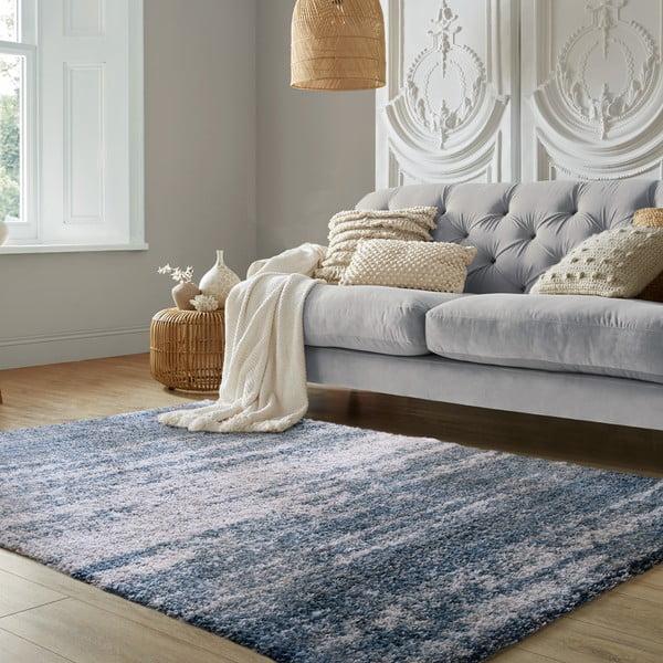 Mėlynos spalvos kilimas 160x230 cm Dune Ombre – Flair Rugs-image-1