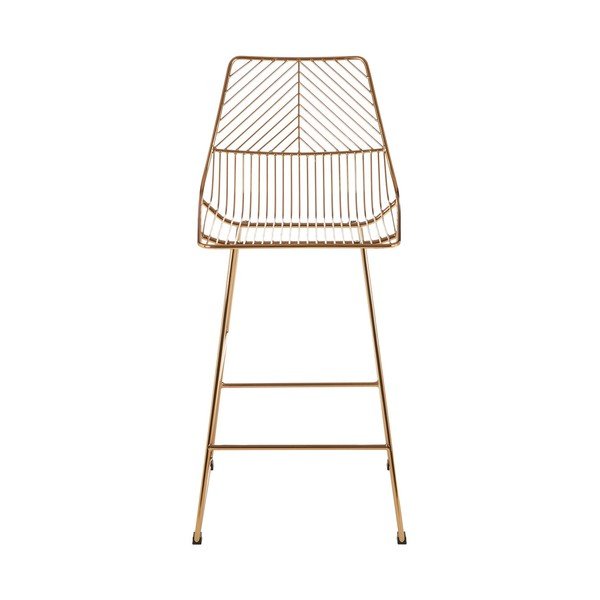 Auksinės spalvos iš metalo baro taburetė District – Premier Housewares-image-2