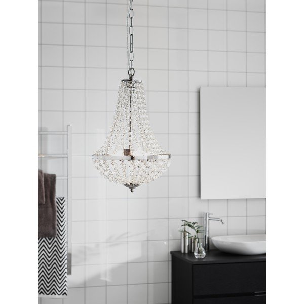 Kabantis šviestuvas sidabrinės spalvos ø 30 cm Gränsö – Markslöjd-image-1