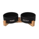 Iš keramikos dubenėlių komplektas su stovu šuniui ø 13 cm Dog Fantasy – Plaček Pet Products