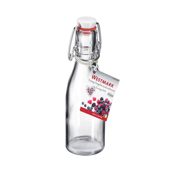 Stiklinis buteliukas su "Westmark" dangteliu, 200 ml