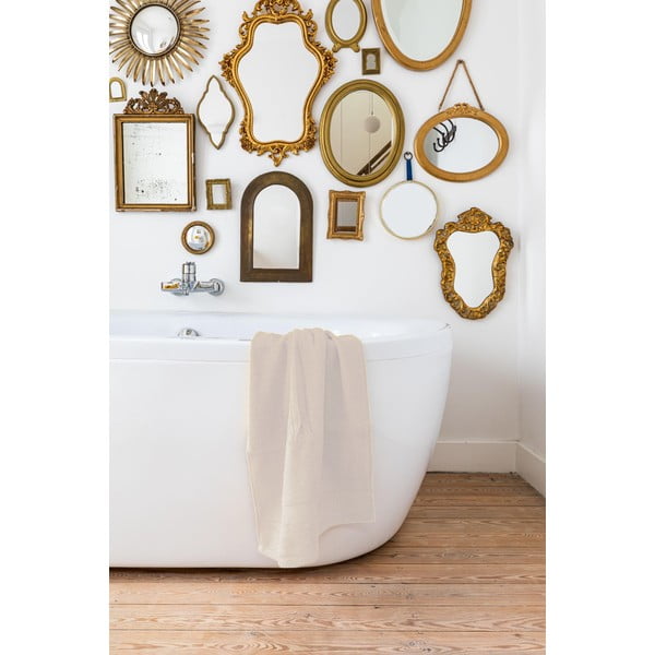 Šviesiai smėlio spalvos rankšluostis Tiseco Home Studio, 50 x 100 cm-image-1