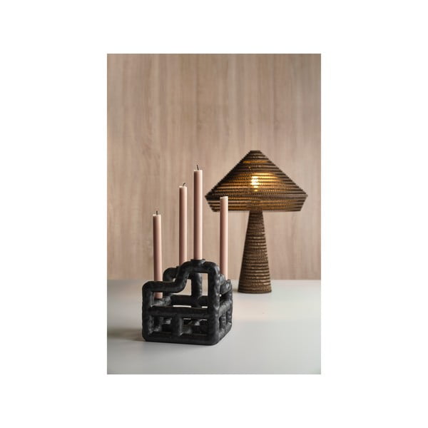 Stalinis šviestuvas juodos spalvos (aukštis 54 cm) Alk – Villa Collection-image-4