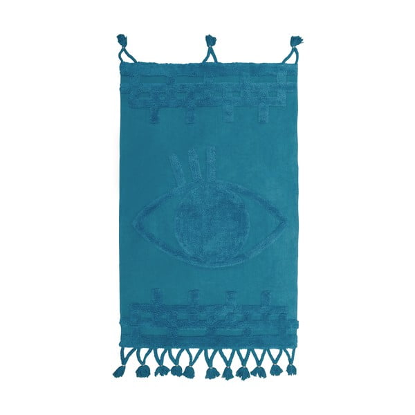 Mėlynas medvilninis kilimas Nattiot Siva, 70 x 120 cm