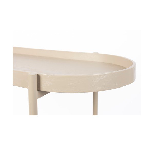 Konsolinis staliukas smėlio spalvos 39x85 cm Amaya – White Label-image-4