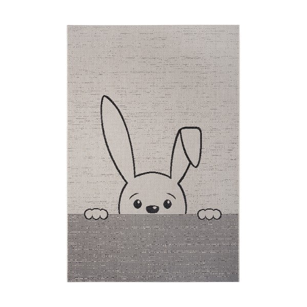 Kreminės spalvos vaikiškas kilimas Ragami Bunny, 160 x 230 cm