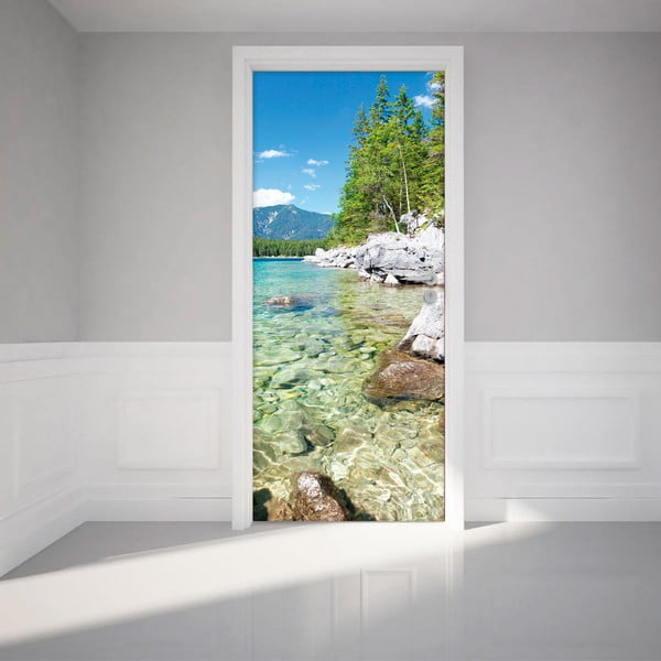 Lipnus lipdukas durims "Ambiance Crystal Lake", 83 x 204 cm