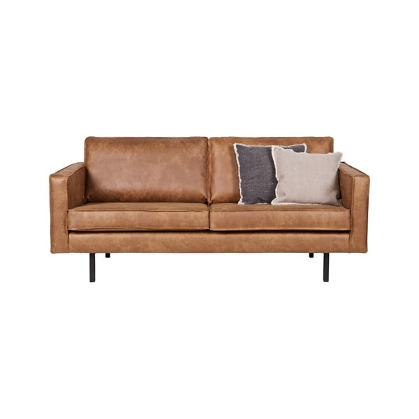 Rudos spalvos iš dirbtinės odos sofa 190 cm Rodeo – WOOOD-image-3