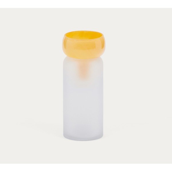 Geltonos spalvos iš stiklo  vaza (aukštis 30,5 cm) Kelse – Kave Home-image-4