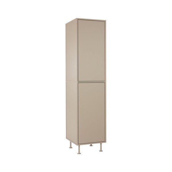 Smėlio spalvos iš MDF plokštės drabužių spinta 50x210x55 cm Kipp – Jotex