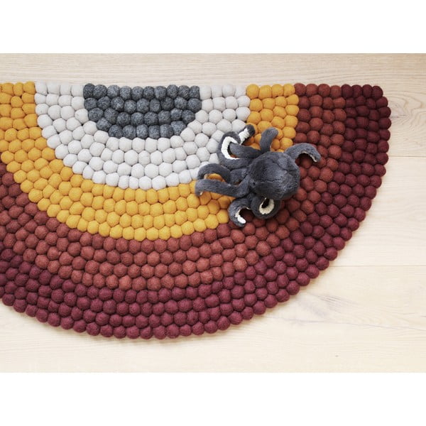 Kilimas vaikams Wooldot Ball Rugs Rainbow Red-image-3