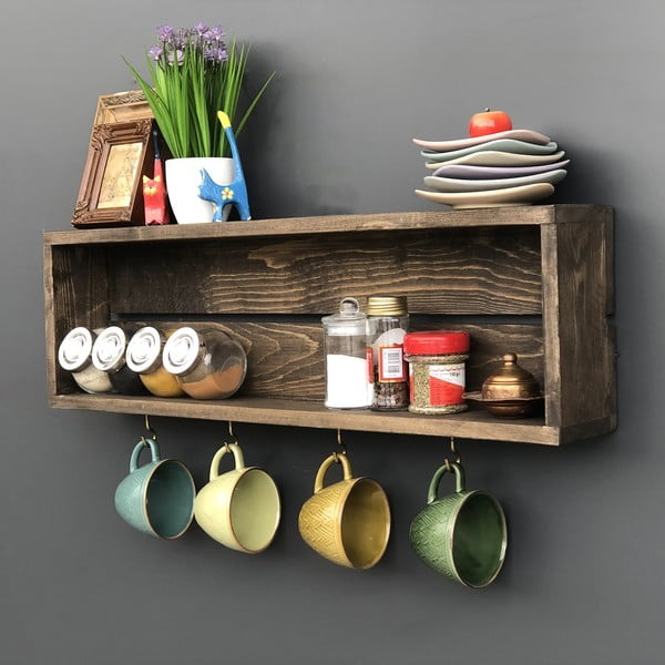 Rankų darbo virtuvės daugiafunkcinė lentyna Wallace-image-1