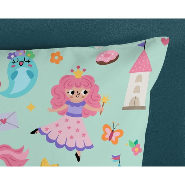 Mėtų spalvos iš medvilnės vaikiška patalynė vaikiškai lovai 100x135 cm Fantastic – Good Morning-image-3