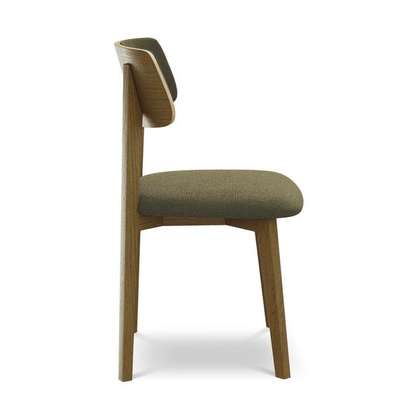 Žalios spalvos iš medienos masyvo valgomojo kėdė Niu – Makamii-image-2