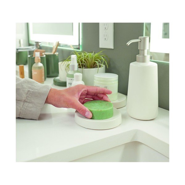 Balta keraminė muilinė iDesign Eco Vanity-image-4